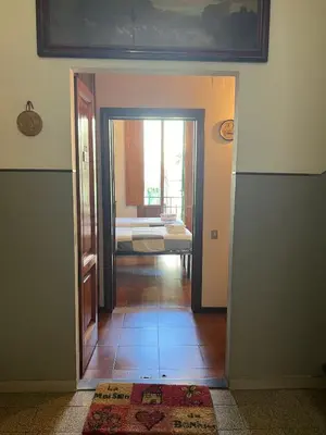 Letto o letti in una camera di Casa Spadi