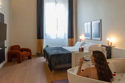 TV o dispositivi per l'intrattenimento presso MDR Crystal apartment