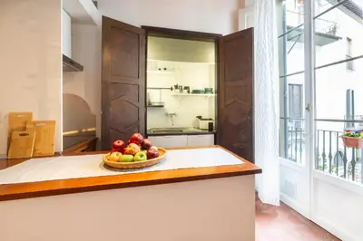 Cucina o angolo cottura di Tintori 1st floor loft in the heart of the city
