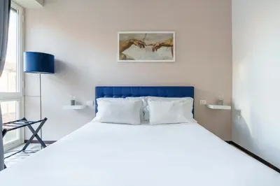 Letto o letti in una camera di Santa Croce da Elena