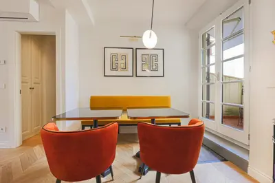 Area soggiorno di Apartments Florence- Bufalini Exclusive