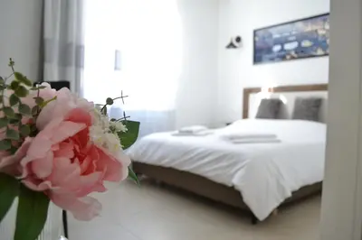 Letto o letti in una camera di Dion Guest House