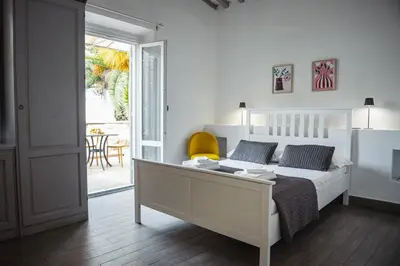 Letto o letti in una camera di Le Casine Firenze
