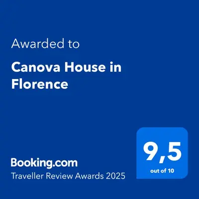 Certificato, attestato, insegna o altro documento esposto da Canova House in Florence