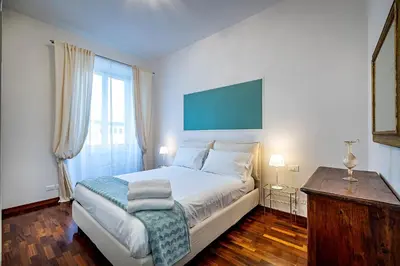 Letto o letti in una camera di La casa dei Minuti