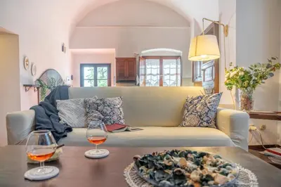 Area soggiorno di Charming Florentine Hideout
