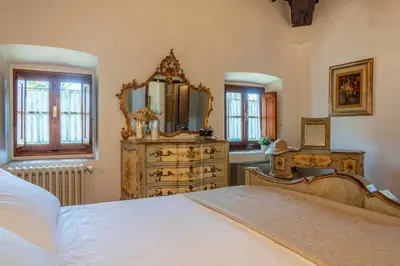 Letto o letti in una camera di Charming Florentine Hideout