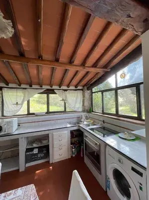 Cucina o angolo cottura di La Casina nel Chianti