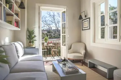 Area soggiorno di Boboli Luxury Apartment