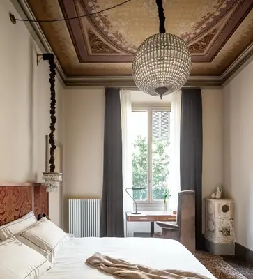 Letto o letti in una camera di This Time Tomorrow in Florence
