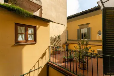 Balcone o terrazza di Santa Croce Dante's View Apartment with Terrace by Halldis