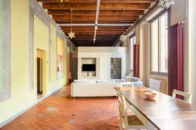 Letto o letti in una camera di Piazza Pitti - Luxury Apartment -Town Center