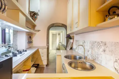 Cucina o angolo cottura di Piazza Pitti - Luxury Apartment -Town Center