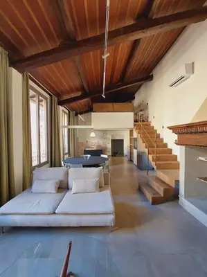 Area soggiorno di Ponte Vecchio - Luxury Appartment - Town Center