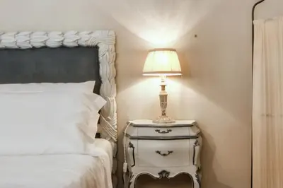 Letto o letti in una camera di Castellare Loft appartamento in collina a Firenze