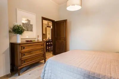 Letto o letti in una camera di Apartments Florence - Ariento Giuditta 2 bdr