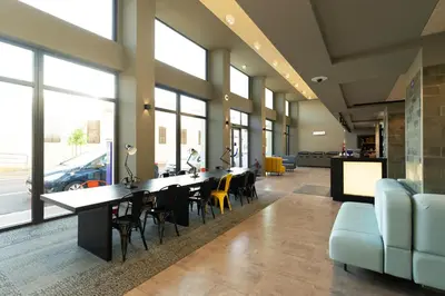Area soggiorno di a&o Hostel Firenze Campo di Marte