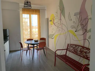 TV o dispositivi per l'intrattenimento presso GreenPeak, 2 bedrooms & 2 baths