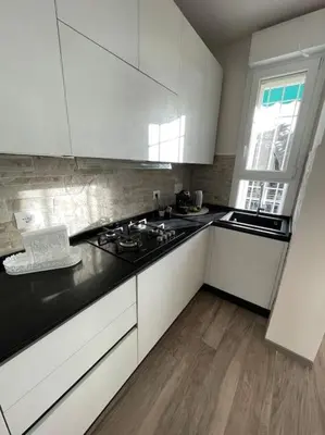 Cucina o angolo cottura di Luminoso appartamento fiorentino