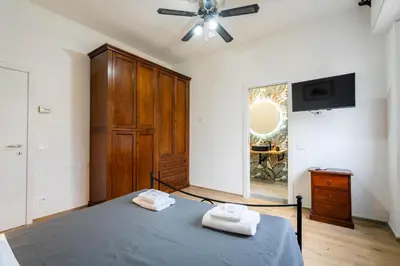 Letto o letti in una camera di FIRENZE Appartamento Coverciano Rayna