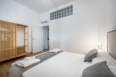 Letto o letti in una camera di YiD wonderful balcony view on Florence