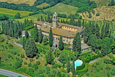 Paesaggio naturale nelle vicinanze of country house