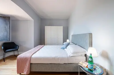 Letto o letti in una camera di 2 Towers Belfredelli&Ramaglianti- Panoramic view