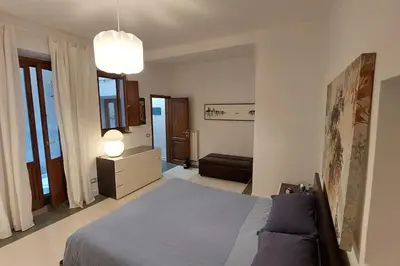 Letto o letti in una camera di A due passi dal centro