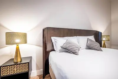 Letto o letti in una camera di YiD quiet apartment with parking