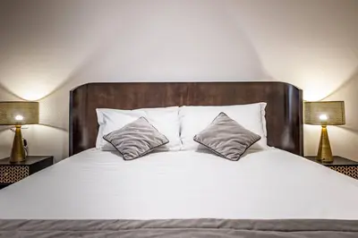 Letto o letti in una camera di YiD quiet apartment with parking