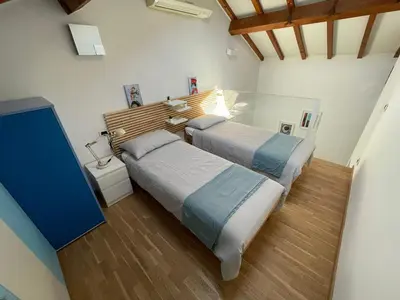 Letto o letti in una camera di Loft Casa EGLi