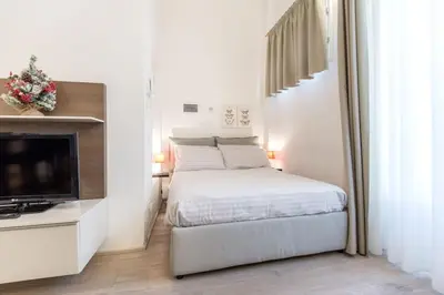 Letto o letti in una camera di Santa Croce Studio