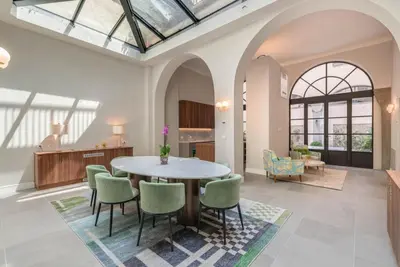 Area soggiorno di Duomo Penthouse Luxury Apartment In Florence By Palazzo Pazzi Vitali