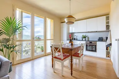 Cucina o angolo cottura di Gladys, appartamento con vista a Fiesole
