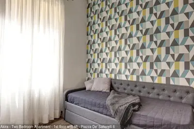 Area soggiorno di Salterelli Apartments by Mamo Florence