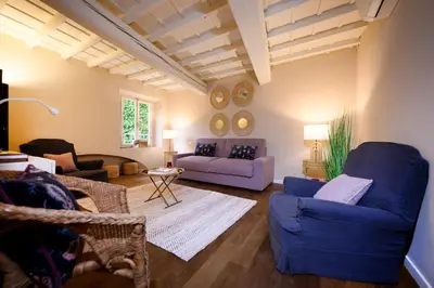 Area soggiorno di Santa Croce Charming Apartment