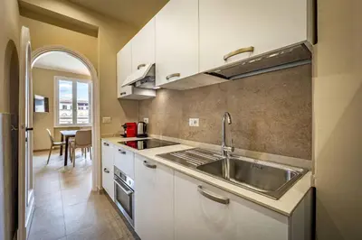 Cucina o angolo cottura di YD balcony on Pontevecchio view