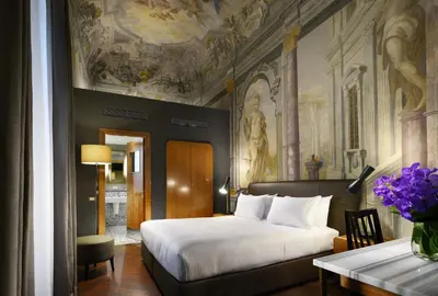 Letto o letti in una camera di Hotel Garibaldi Blu - WTB Hotels