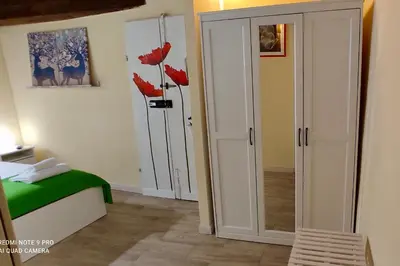 Letto o letti in una camera di Appartamento Mughetto