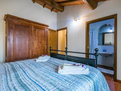 Letto o letti in una camera di Apartment Antico Frantoio by Interhome
