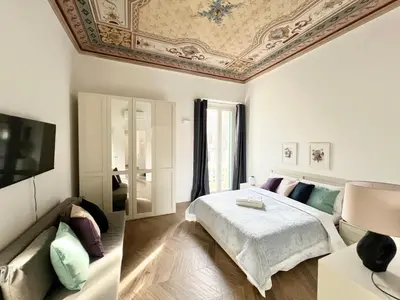 Letto o letti in una camera di Nel segno della Luna
