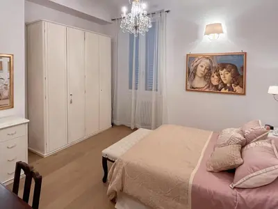 Letto o letti in una camera di Luxury Art Apartment in Florence