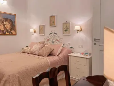 Letto o letti in una camera di Luxury Art Apartment in Florence