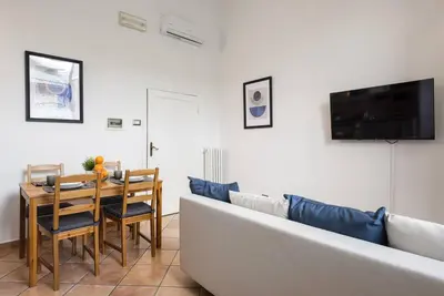 TV o dispositivi per l'intrattenimento presso UNYCA - Florence Central Market Apartment 1