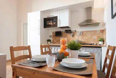 Cucina o angolo cottura di UNYCA - Florence Central Market Apartment 1