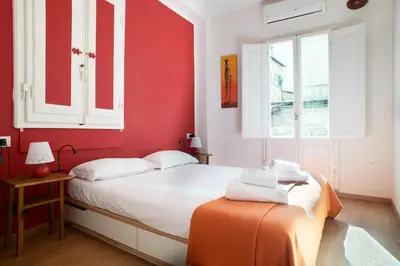 Letto o letti in una camera di Apartment Palazzuolo