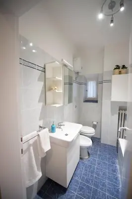 Bagno di La Filarocca apartment.