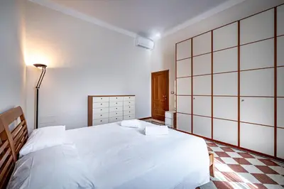 Letto o letti in una camera di YD elegant near tramvia