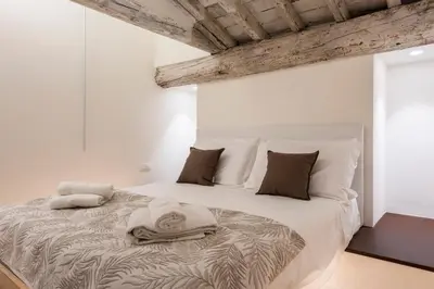 Letto o letti in una camera di Dolce Vita Apartament