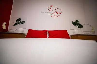 Letto o letti in una camera di 5 min dagli Uffizi Suite WiFi confort